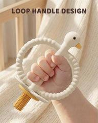ChooKaChoo double-ring teether easy grip supports tiny hands