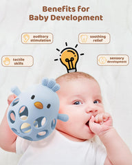 ChooKaChoo textured surface soothes sore gums during teething