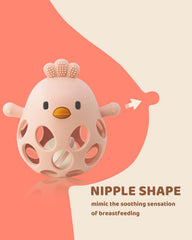 Chookachoo rattle egg adds gentle sound to engage senses