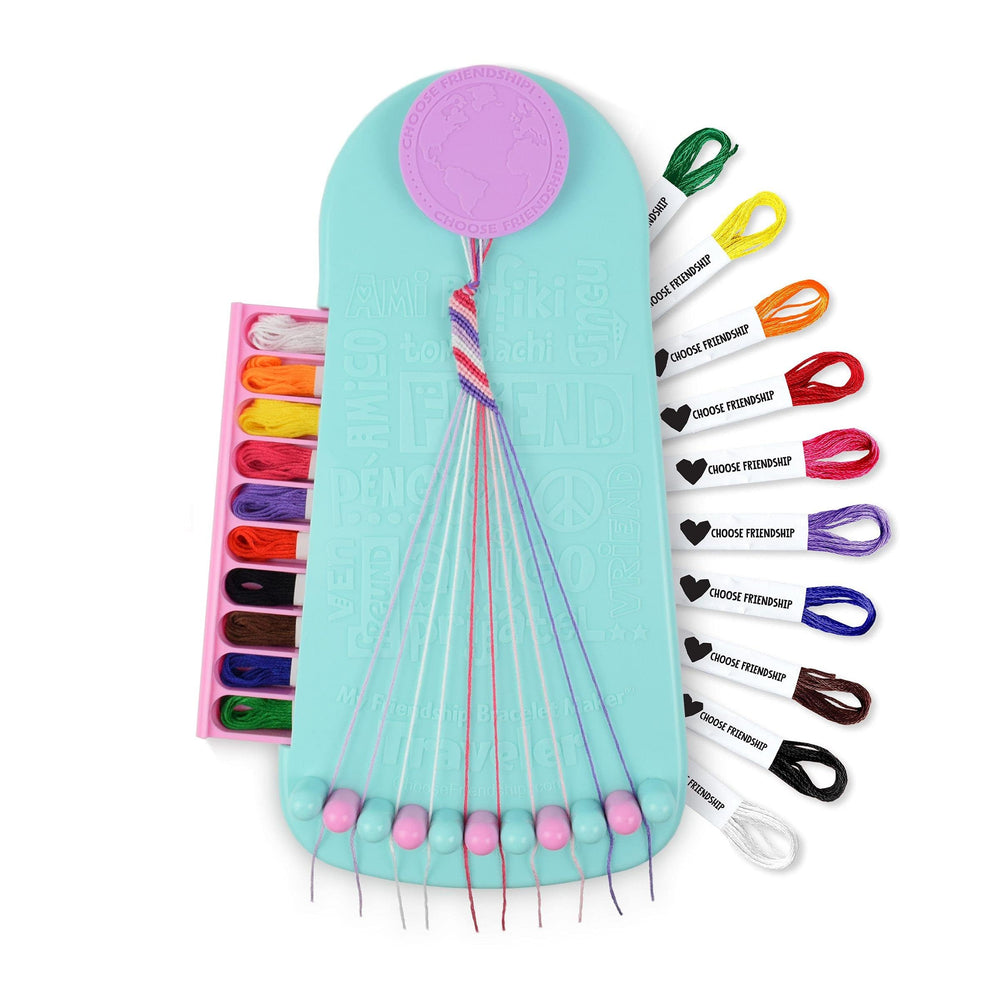 Choose Friendship Bracelet Maker front view for quick, mess-free crafting sessions.