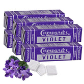 Choward's Violet Mints 6-pack front view, ideal for sharing.