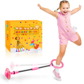 Chridark Ankle Skip Ball flash wheel lights up during outdoor play.