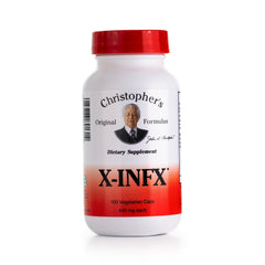 Christopher's Original Formulas X-INFX bottle front for immune support in capsules