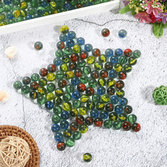 CHUKEMAOYI glass marbles for crafts and fillers in creative projects.