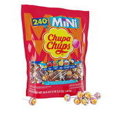 Chupa Chups mini lollipops assortment bag showing five flavors for sharing