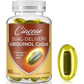 Ciaceae Ubiquinol CoQ10 softgel bottle front for easy daily energy support