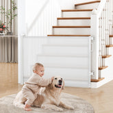 Cideny retractable gate extended to 55 inches for wide openings
