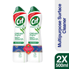 Cif Original micro cleaning particles showing deep dirt removal potential
