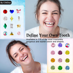 CiikDux includes tools and instructions for easy at-home gem application.