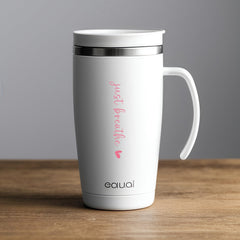 CIKTCOKO Just Breathe multi-surface sticker adheres to glass and metal.