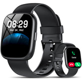 Cillso smartwatch on wrist with Alexa, crisp 1.83-inch display for quick alerts on the go