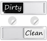 Cimkiz dishwasher magnet clean-dirty sign on a magnetic surface shows status at a glance