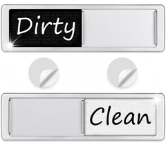 Cimkiz dishwasher magnet clean-dirty sign on a magnetic surface shows status at a glance