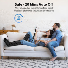 CINCOM leg massager handheld controller with personalized compression settings
