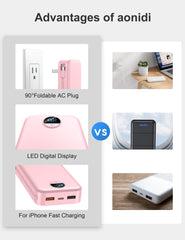 Citicr portable charger showing 22.5W fast charging for quick top-ups.