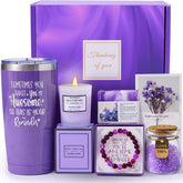 CITTA lavender spa gift set with 20oz tumbler for mindful daily self-care.