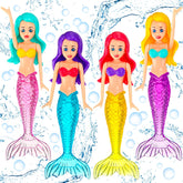 Civaner mermaid dive toy in bright colors for engaging pool play and easy visibility