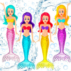 Civaner mermaid dive toy in bright colors for engaging pool play and easy visibility
