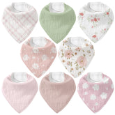 CIVARUA KIDS Muslin Bibs: soft-front closeup showing gentle absorption and comfort.