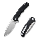 CIVIVI Mini Praxis D2 blade with satin finish for durable edge