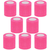 CIYAGPOOU self-adhesive bandage wrap pink 2inch; self-adheres to itself for secure use.