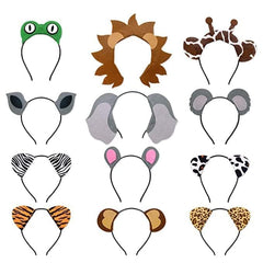 Ciyvolyeen Jungle Crocodile Headband with vivid colors for jungle-themed parties.