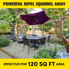 CJEIWYA Squirrel Repellent bag pack 4 is safe for kids and pets outdoors.