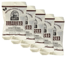 Claeys Horehound hard candy 6oz front view with timeless flavor and smooth texture