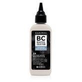Clairol Professional Advanced Gray Solution bottle shows gentle gray coverage.
