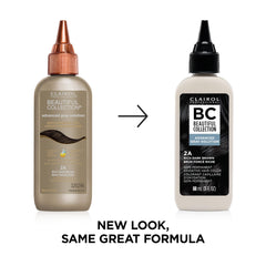 Clairol Professional shade swatch for Advanced Gray Solution with 2A rich brown tone.