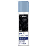 Clairol Root Touch-Up Spray in black packaging for quick gray coverage.