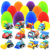 CLAPET Easter egg with pull-back car inside for safe, engaging play.