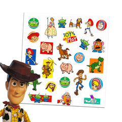 Princess pack tattoo sheet featuring iconic characters for playful, safe self-expression.