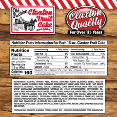 Claxton Fruit Cake 3-pack carton—great for gifting and holiday gatherings.