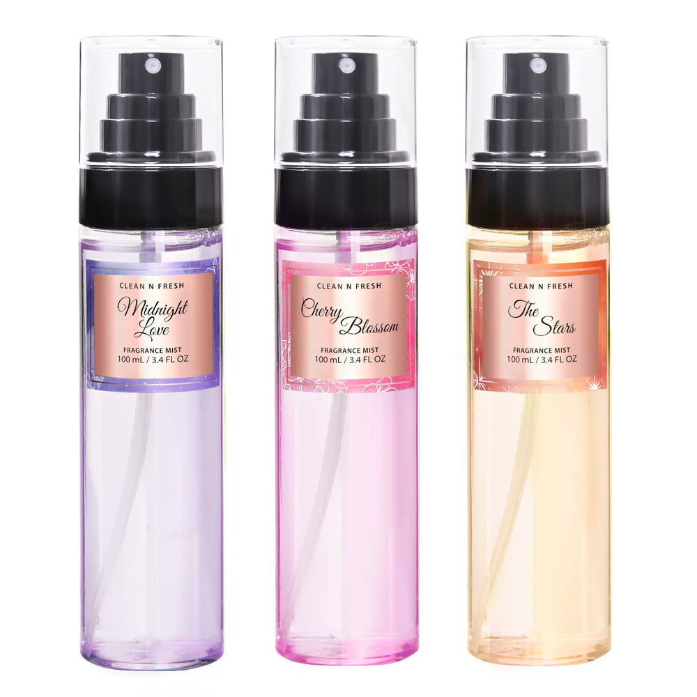Clean-n-Fresh Cherry Blossom bottle offers a crisp spring scent for daytime wear.