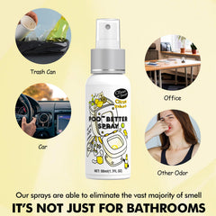 Clean-n-Fresh Lavender toilet spray bottle, calming aroma