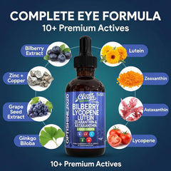 Clean Nutra Eye Drops bilberry ingredient emphasizes natural antioxidants.