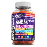 Clean Nutra Liver Cleanse Gummies bottle for daily liver support and overall wellness.