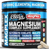 Clean Nutraceuticals 8in1 magnesium complex bottle may support relaxation and daily wellness.