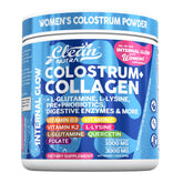 Clean Nutraceuticals bovine colostrum powder—gut health support.
