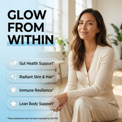 Clean Nutraceuticals collagen peptides bottle—nourishing skin and joints.