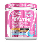 Clean Nutraceuticals creatine women bottle with serving scoop for post-workout endurance support.