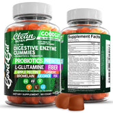 Clean Nutraceuticals Digestive Enzymes bottle supports comfortable digestion after meals.