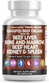 Clean Nutraceuticals grass-fed beef liver capsules for daily vitality