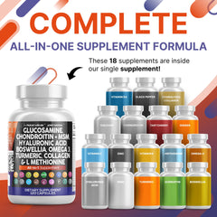 Joint Defend capsules in a bottle for convenient daily care