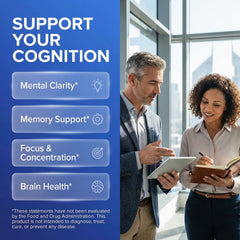 Clean Nutraceuticals Lions Mane Bacopa capsule supports learning and memory health.