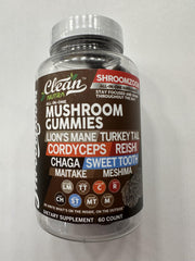 Clean Nutraceuticals Lions Mane gummies promote focus and nerve support.