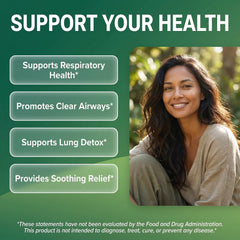 Clean Nutraceuticals Mullein Drops bottle with label highlighting organic herbs for lung wellness