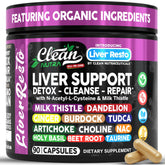 Clean Nutraceuticals Liver Cleanse Detox bottle for daily liver support.