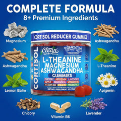Clean Nutraceuticals Magnesium Citrate Gummies packet highlighting alpha-wave calm